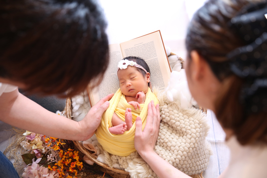 明石エリア出張ニューボーンフォト:写真ギャラリー